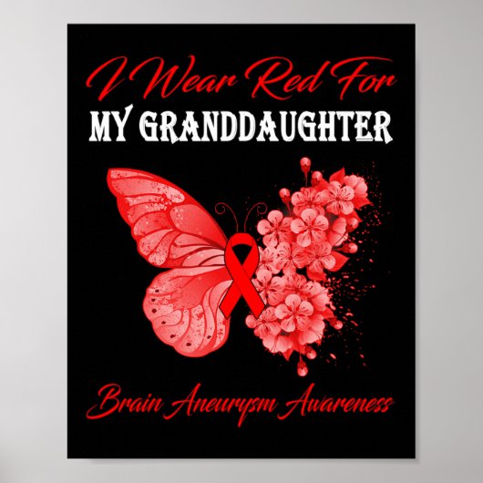 私は孫衣服の脳動脈瘤に赤を塗る ポスター (正面)