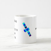 私は宇宙から受け取ります私の方向を…. コーヒーマグカップ (中央)