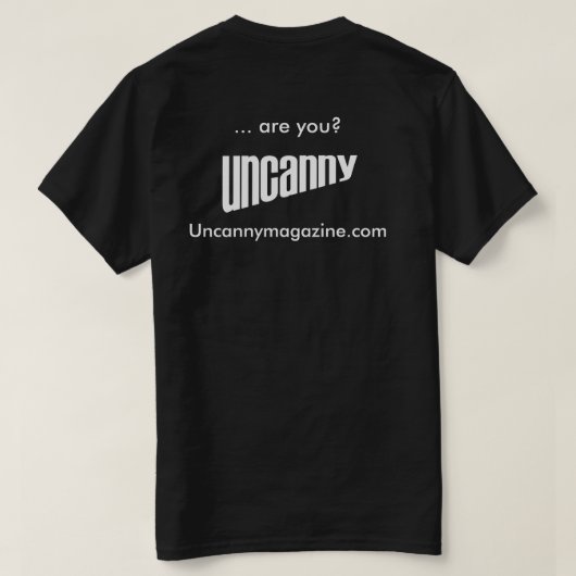 私は宇宙のユニコーンのTシャツです Tシャツ (デザイン裏面)