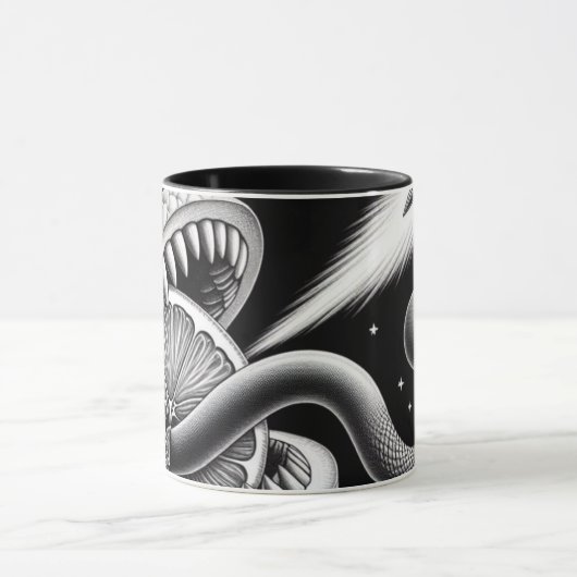 私は宇宙オレンジが大好き マグカップ (中央)