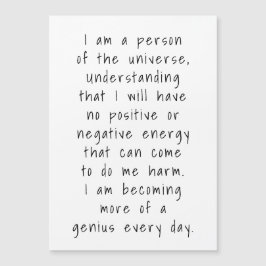 私は宇宙星磁石の人だ