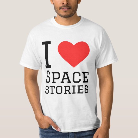 私は宇宙話が大好き Tシャツ (正面)