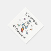 私は宇宙飛行士の漫画になりたい スタンダードカクテルナプキン (角)