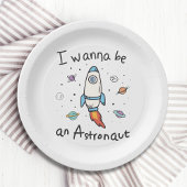 私は宇宙飛行士の漫画になりたい ペーパープレート