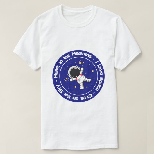 私は宇宙 Tシャツ (デザイン正面)