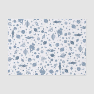 私は宇宙UFOロケット惑星パターンギフトが必要 薄葉紙