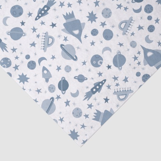 私は宇宙UFOロケット惑星パターンギフトが必要 薄葉紙 (詳細)