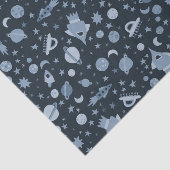 私は宇宙UFOロケット惑星パターンギフトが必要 薄葉紙 (詳細)