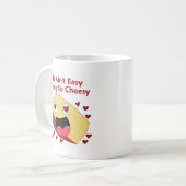 私は安っぽいマグです コーヒーマグカップ (正面左)