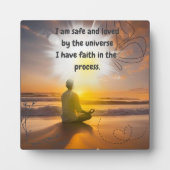 私は安全で愛されている フォトプラーク (正面)