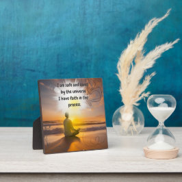 私は安全で愛されている フォトプラーク