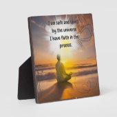 私は安全で愛されている フォトプラーク (正面)