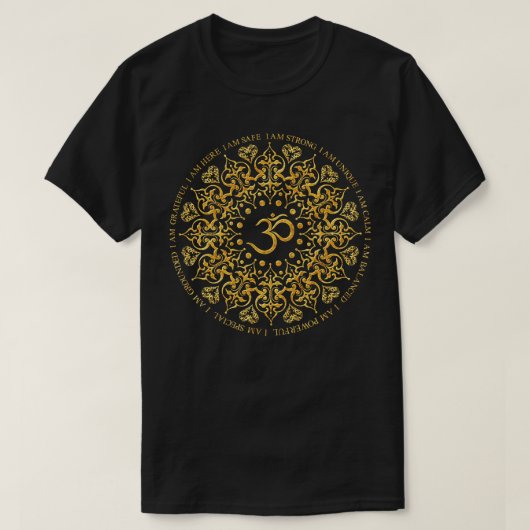 私は安全マントラ Tシャツ (デザイン正面)