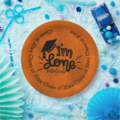 私は完了 – オレンジ ペーパープレート (パーティー)