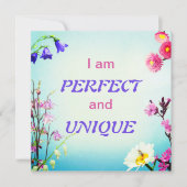 私は完全で肯定のユニークカードカスタムの (正面)