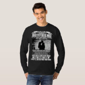 私は完全な彼氏ではなく私のガールフレンド熱狂するだ Tシャツ (正面フル)