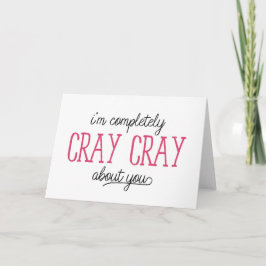 私は完全にあなたについてCrayである シーズンカード