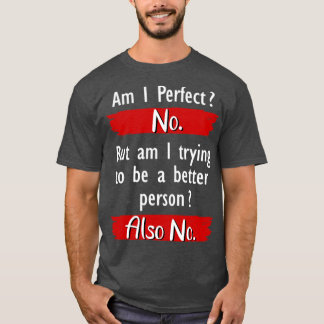 私は完全にノーおもしろい Tシャツ