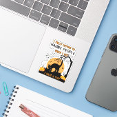 私は完全に人を悩ませるつもり – 面白いハロウィーン2 シール (ノートパソコンとiPhone)