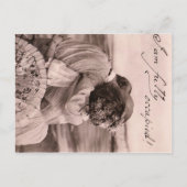 「私は完全に占領されている！」ロマンチックなヴィンテージキス おもしろい ポストカード (正面)