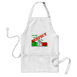 私は完成しますありますが、ただイタリアンですも! スタンダードエプロン