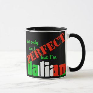 私は完成しますありますが、ただイタリアンですも! マグカップ