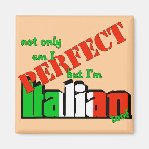 私は完成しますありますが、ただイタリアンですも! マグネット