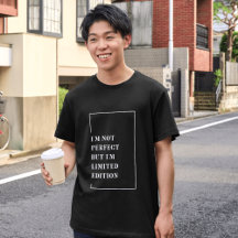 私は完璧ではありませんが限定版タイポグラフィー