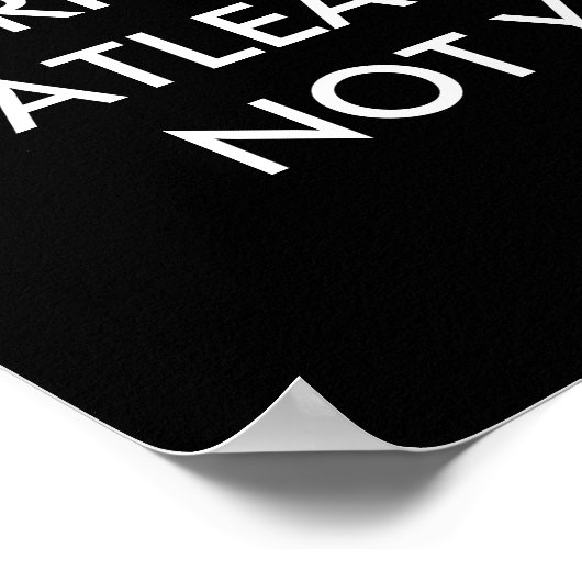 私は完璧ではないかもしれないが、少なくとも私はあなたではない ポスター (角)