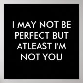 私は完璧ではないかもしれないが、少なくとも私はあなたではない ポスター (正面)