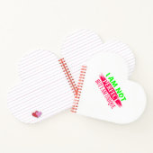 私は完璧ではないが私は完璧であユニークる ノートブック (内部)