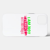 私は完璧ではないが私は完璧であユニークる Case-Mate iPhoneケース (裏面 (横))