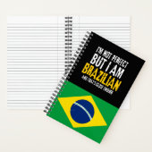 私は完璧ではないが、ブラジル出身のブラジル人だ ノートブック (内側)