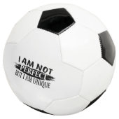 私は完璧ではないが、私は完璧であユニークる サッカーボール (3/4)