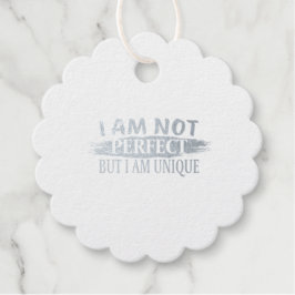 私は完璧ではないが、私は完璧であユニークる フェイバータグ