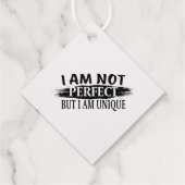私は完璧ではないが、私は完璧であユニークる フェイバータグ (裏面)