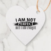 私は完璧ではないが、私は完璧であユニークる フェイバータグ (裏面)