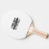 私は完璧ではないが、私は完璧であユニークる 卓球ラケット (横)