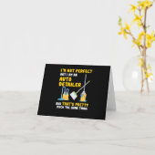 私は完璧ではないが、自動車の詳細である カード (黄色い花)