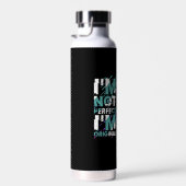 私は完璧ではない私はオリジナル ウォーターボトル (右面)