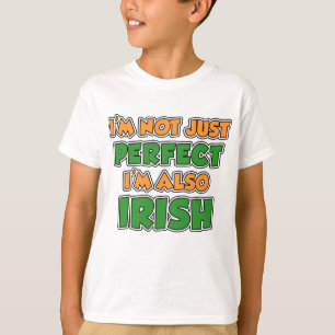 私は完璧ではない、私はアイルランド人 Tシャツ