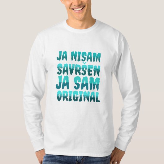 私は完璧ではない Tシャツ (正面)