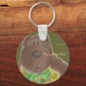 私は完璧なキーチェーンではない キーホルダー (正面)