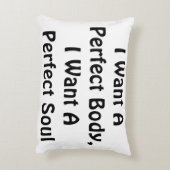 私は完璧な体が欲しい、私は完璧な魂が欲しい アクセントクッション (裏面(縦))