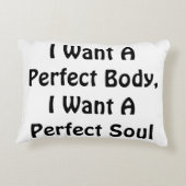 私は完璧な体が欲しい、私は完璧な魂が欲しい アクセントクッション (裏面)