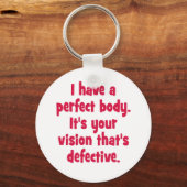 私は完璧な体だ。 キーホルダー (正面)