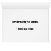 私は完璧なAホールのベルト付き誕生日カード (内部横(下))