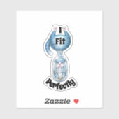 私は完璧に合おもしろいう シール (シート)