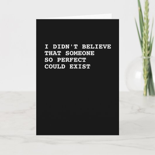 私は完璧信じな人が存在できなかった カード (正面)