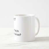 私は完璧？いいえ私は試みている – 皮肉 コーヒーマグカップ (正面右)